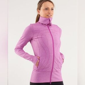 Lululemon In Stride JacketHeathered Ultra Violet size 8